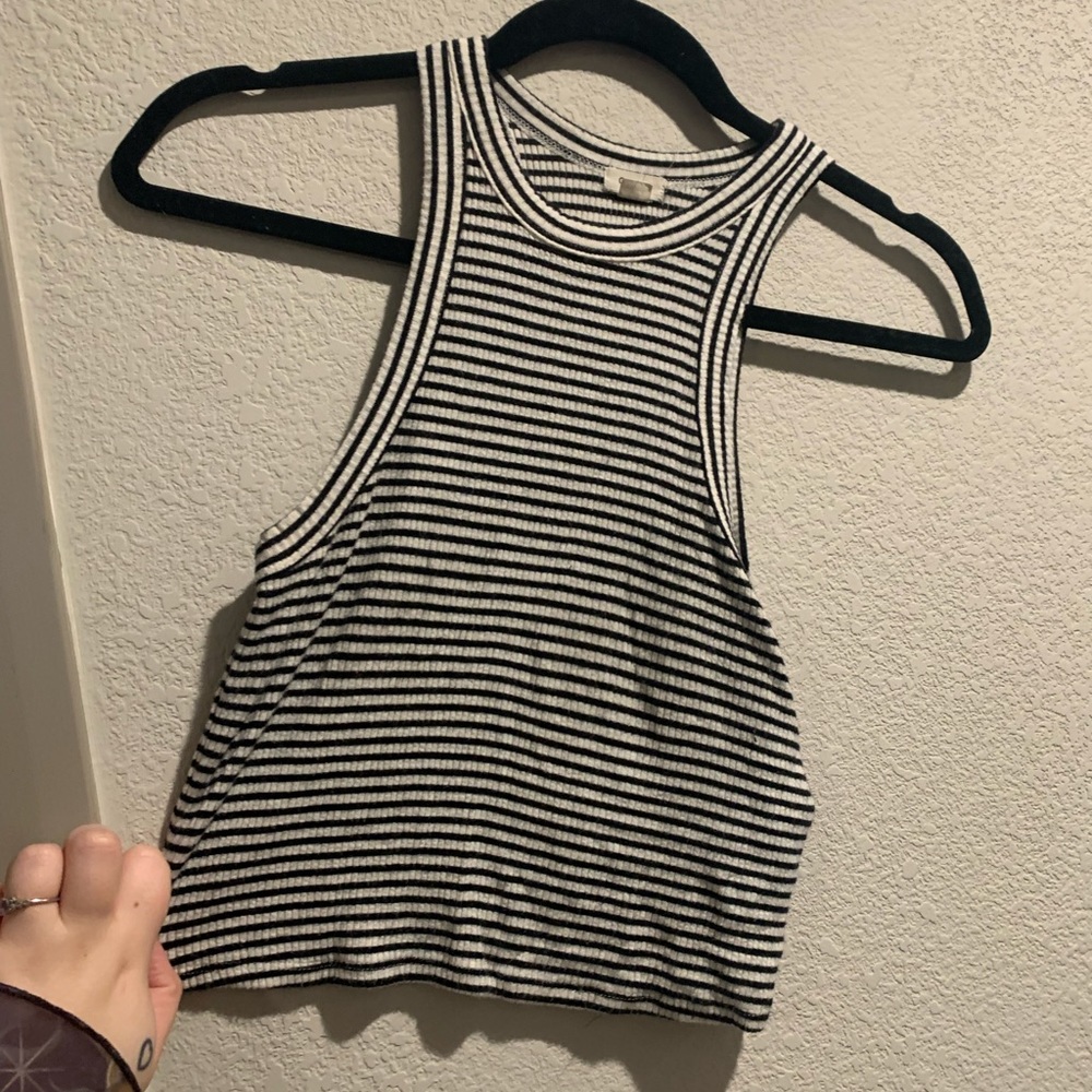 Garage Striped Tank Top Size Small